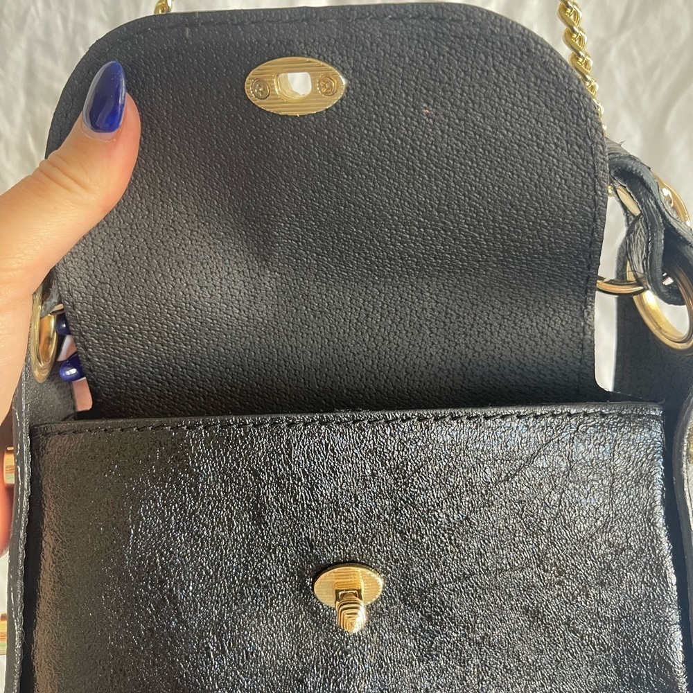 Vera Pelle Purse With Bee Logo Bag With Bee Logo Siren" Genuine leather - Picture 6 of 16